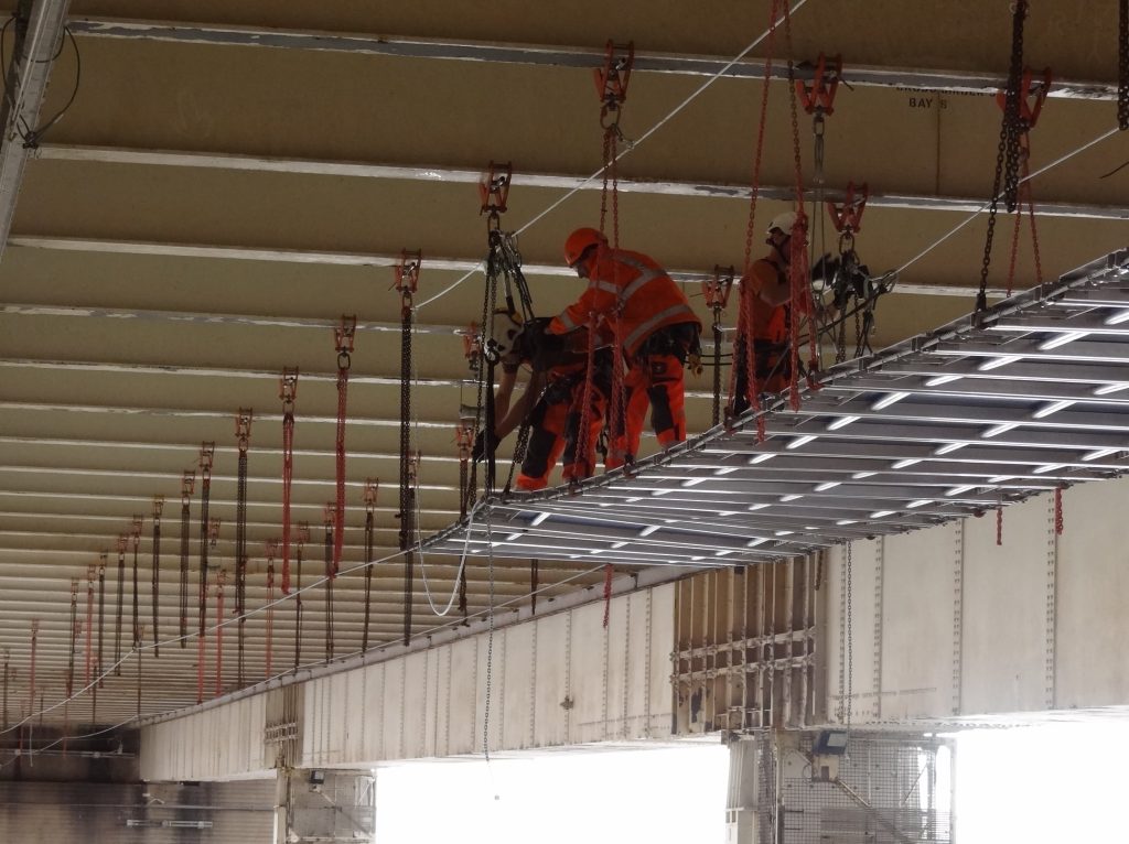 WEB Deck | Suspended Bridge Scaffolding